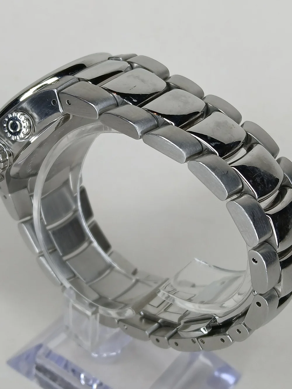 ​ESQ Movado E5262 Chronograph Swiss Quartz Men's All Stainless Steel Watch